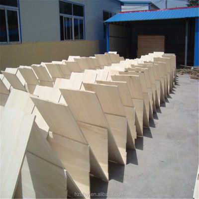 Gebleekt Paulownia Edge Glued Board Voor Houten Kistkast 3mm-55mm