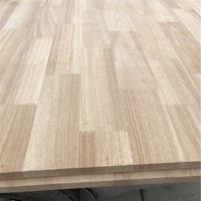 Rubberen hout met vingerverbinding massief houten planken Breedte 100-1220 mm voor interieurmeubelen
