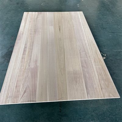 8%-12% Vochtgehalte Paulownia houten plaat voor meubelproductie in Australië