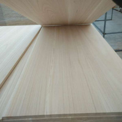 100% massief hout Paulownia Finger Joint Board voor houten meubels en FSC 100% goedgekeurd