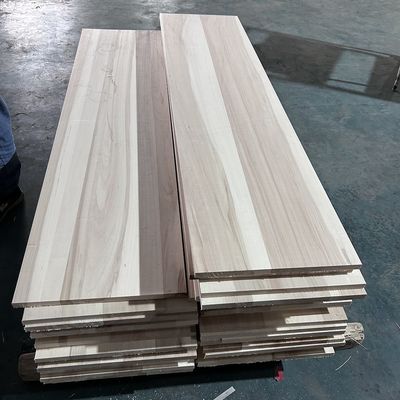 2440x1220 of aangepast E0 lijm Solid Wood Board Poplar Grade AA aangepaste grootte