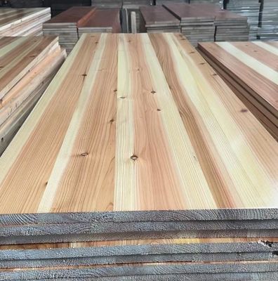 12-30 mm AB-klasse op maat geschilderd massief houten gewrichtspaneel voor fir cedar board