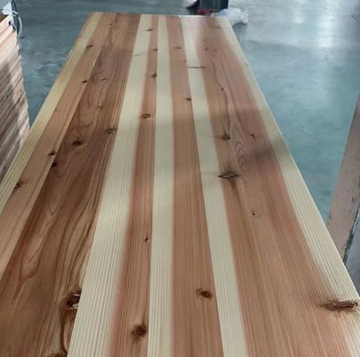 12-30 mm AB-klasse op maat geschilderd massief houten gewrichtspaneel voor fir cedar board