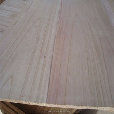 Gepersonaliseerd Paulownia Finger Jointed Board voor het maken van meubels Dikte 3mm-50mm
