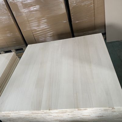 8%-12% Vochtgehalte Popelplaat Bleken fineer massief plaat voor gebouwbouw