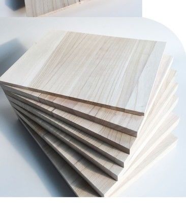 Custom Logo Taekwondo Houten Breaking Boards Natuurlijke kleur Paulownia Hout