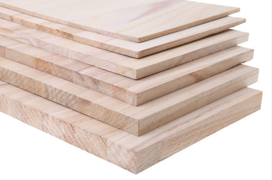 Custom Logo Taekwondo Houten Breaking Boards Natuurlijke kleur Paulownia Hout