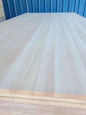 3 mm-50 mm massief hout popel rechte paneel met vochtgehalte 8%-12% en 480-510 kg/m3
