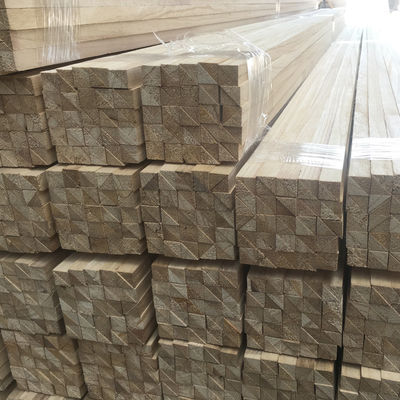 11 mm x 11 mm Houtkamper Paulownia Driehoek Houtstrookjes met vochtgehalte 8%-12%