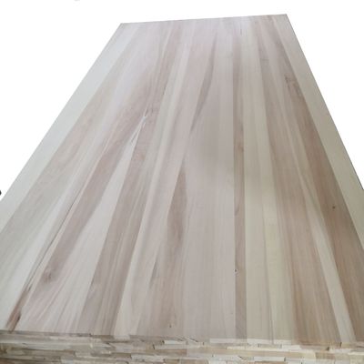 4X8 inch Poplar Solid Wood Board Panel met en concurrerend in 480-510kg/m3 Dichtheid