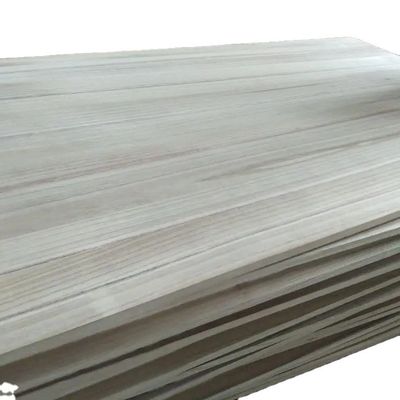 Op maat gemaakte grootte Paulownia Hout Finger Joint Board met massief hout in natuurlijke kleur