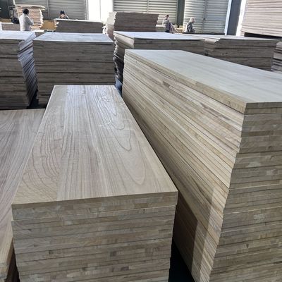 Gepersonaliseerd formaat Massivhoutpaneel Paulownia Popel dennenboom voor huisversiering
