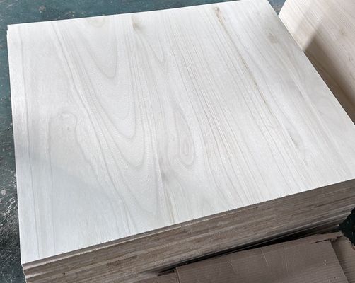 FSC-gecertificeerd tafelpaneel van paulownia hout in 2440x1220 of 1200x600 of op maat gemaakt