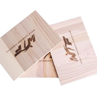 Paulownia Martial Arts Breaking Board 225x300mm voor Taekwondo oefening Dikte 3-30MM