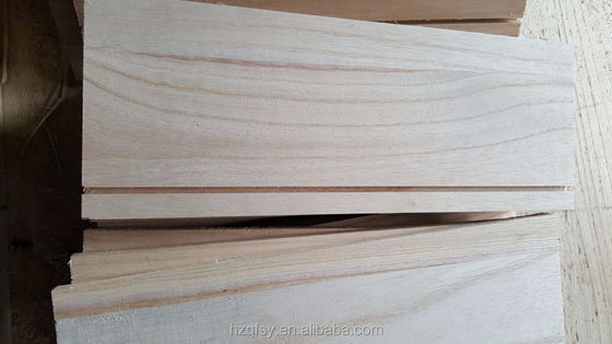 Solid Wood Paulownia Edge Glued Board Chinese Design Style Aanpasbare houten panelen