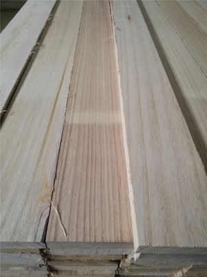 Gebleekt Paulownia Edge Glued Board Voor Houten Kistkast 3mm-55mm