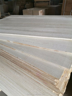 Gebleekt Paulownia Edge Glued Board Voor Houten Kistkast 3mm-55mm