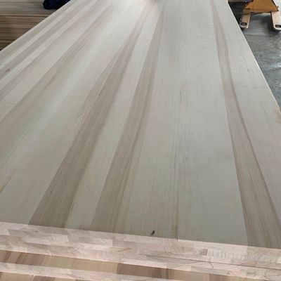 100 mm-2440 mm Natuurlijke textuur Massivhouten meubels Popelplankpaneel Rand Gelijmd bord