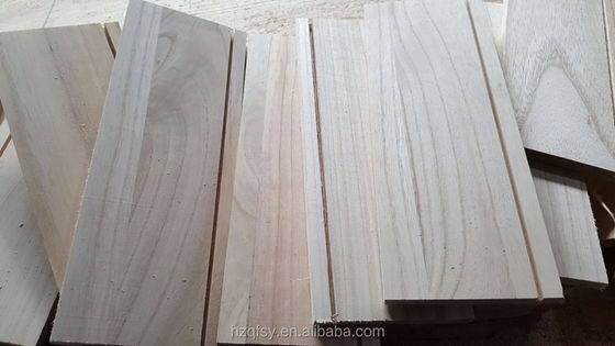 Hout van paulownia plank houtladen voor meubels 3 mm-55 mm