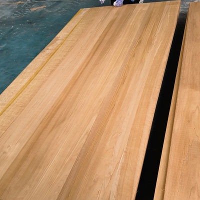 Vaste houten plank Geel popelplank Gecarboniceerd houten plank Hedendaags