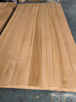 Vaste houten plank Geel popelplank Gecarboniceerd houten plank Hedendaags