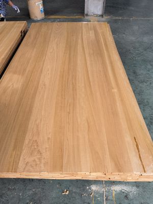 Vaste houten plank Geel popelplank Gecarboniceerd houten plank Hedendaags