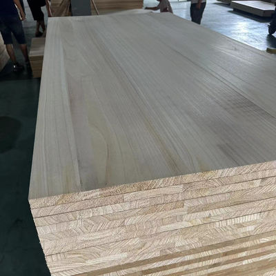 Natuurlijke hout Solid Wood Board Paulownia Houtplaat voor projectoplossingen Capaciteit