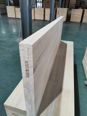 Houtbandcompositplaat met natuurlijke kleur Solid Wood Glue E0/E1 Environmental Glue