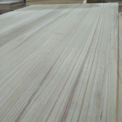 100% massief hout Paulownia Finger Joint Board voor houten meubels en FSC 100% goedgekeurd