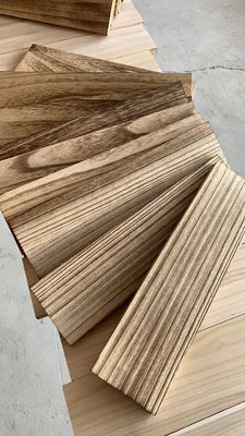 Totale oplossing voor hotelprojecten Paulownia-planken op maat doos Houten ambachtelijke onderdelen
