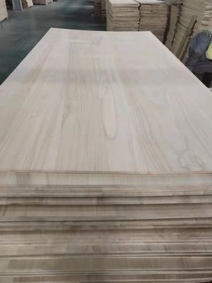 Massivhoutstrook 2 mm Paulownia houten paneel met vochtgehalte 8%-12% en betaling T/T