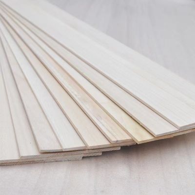 Graad AA AB BC Dikte 1,5 Solid Wood Strip 3mm Paulownia Houten Strips voor uw