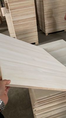 5-15 dagen Productietijd Witte paulownia-platen voor hout ambachten