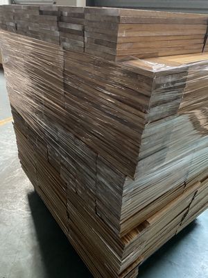 Vintage gebrande paulownia-planken voor drijvende houten planken Projectoplossingsmogelijkheden