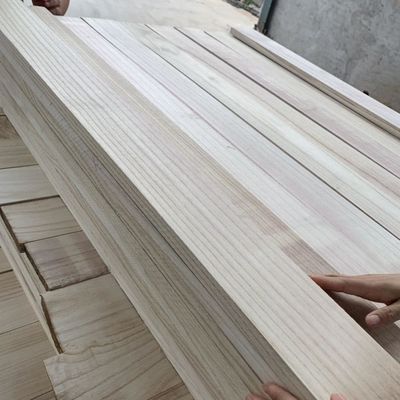 16 mm 18 mm Paulownia hout meubelplank voor bed natuurlijk hout of aangepaste E1/E0 lijm