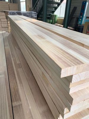 8%-12% Vochtgehalte Paulownia Hout voor meubilair Houtstroken Gratis reserveonderdelen
