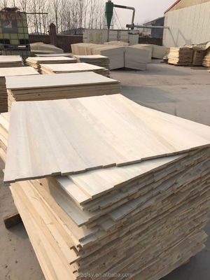 Lichte houten platen voor Qingfa Paulownia Lengte 100 mm-2440 mm Betaling T/T of L/C