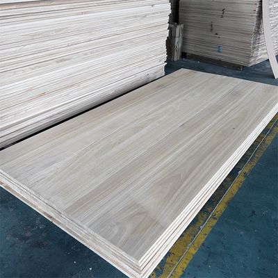 Moderne massief houten panelen Paulownia houten plaat met vochtgehalte 8%-12%