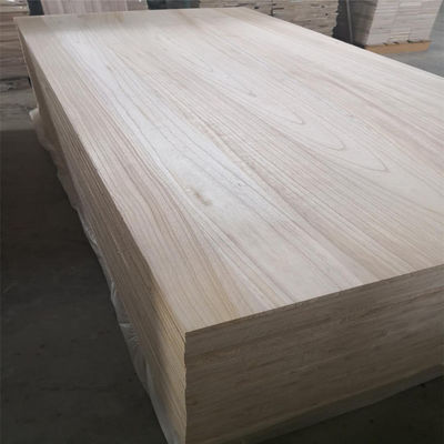 Moderne massief houten panelen Paulownia houten plaat met vochtgehalte 8%-12%