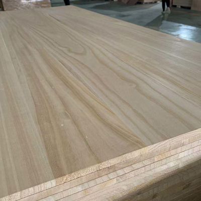 Moderne massief houten panelen Paulownia houten plaat met vochtgehalte 8%-12%